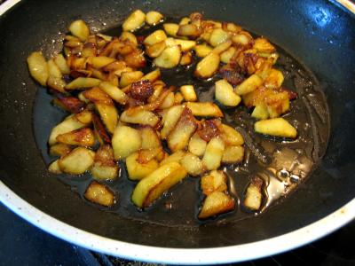Lotte aux épinards et aux poires confites - 4.3