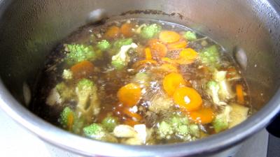 Soupe de poisson et crustacés façon chinoise - 5.3