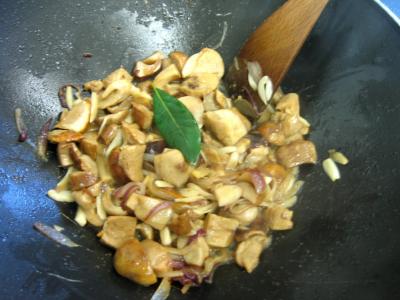 Sauté de porc au brie et aux cèpes - 11.2