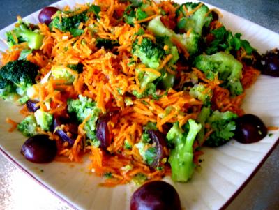 Carottes à la mandarine et aux raisins - 9.2