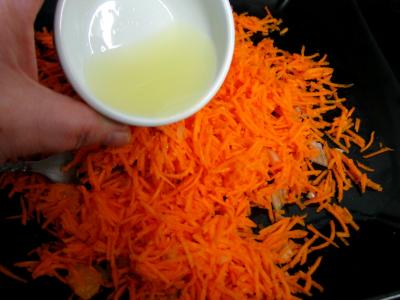 Carottes à la mandarine et aux raisins - 7.4