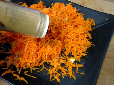Carottes à la mandarine et aux raisins - 8.2