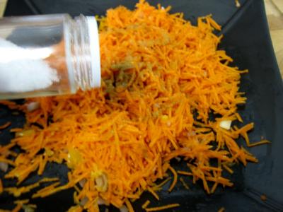 Carottes à la mandarine et aux raisins - 8.3