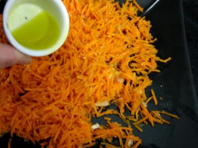 Recette Carottes à la mandarine et aux raisins