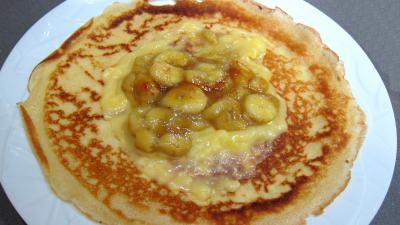 Recette Crêpes à la sauce citron et aux bananes