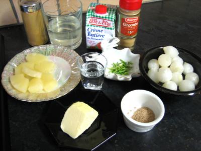 Ingrédients pour la recette : Sauce à l'ananas et aux oignons