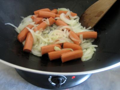 Chou-fleur et riz aux saucisses - 5.2