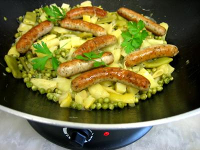 Recette Saucisses au miel et aux amandes