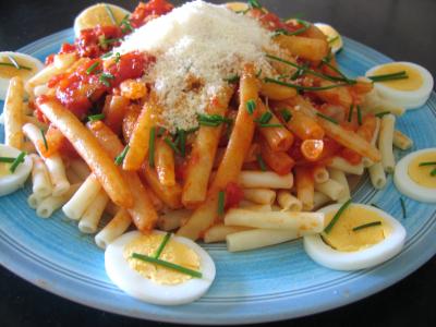 Image : recette Macaronis aux oeufs