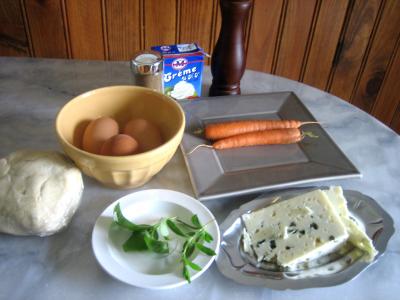Ingrédients pour la recette : Tarte au roquefort