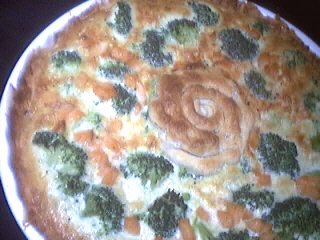 Recette Quiche aux brocolis et saumon