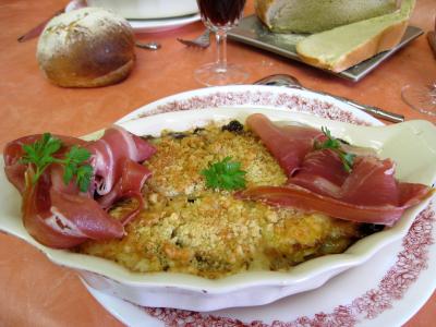 champagne : Ramequins aux poireaux et aux endives