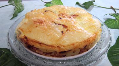 Légumes : Assiette de tartiflette savoyarde