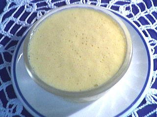 Image : recette Oeufs au lait aux kakis