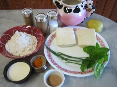 Ingrédients pour la recette : Tofu aux épices