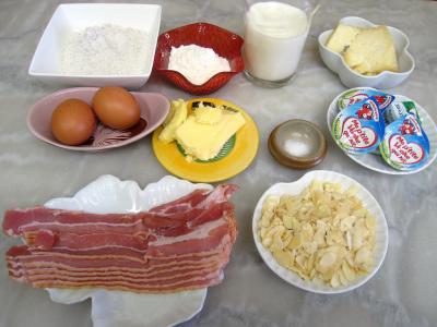 Ingrédients pour la recette : Gâteau de crêpes au sarrasin et aux fromages