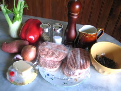 Ingrédients pour la recette : Potage de fenouil et poivron