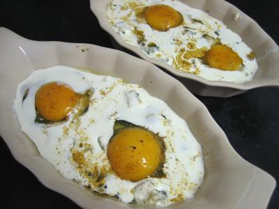 Oeufs cocotte au Saint-Agur - 5.4