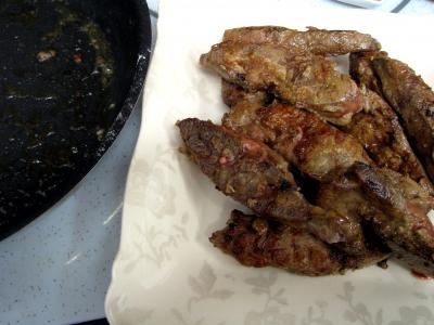 Foie de veau aux raisins secs et au potimarron - 11.1