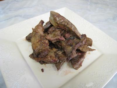 Foie de veau aux raisins secs et au potimarron - 14.1