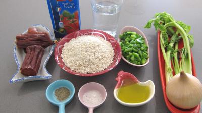 Ingrédients pour la recette : Riz Espagnole