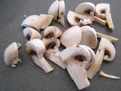Pintade à la purée de maïs et champignons - 5.3