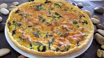 Ail : Tarte de champignons noirs