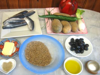 Ingrédients pour la recette : Croquettes de sardines et purée de légumes