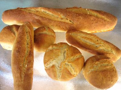 Image : Petits pains blancs en direct