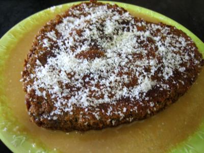 noix de coco : Gâteau cococitron et sa crème de poire