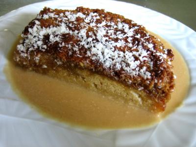 Recette Gâteau "cococitron" et sa crème de poire