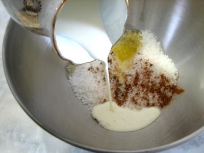 Gâteau "cococitron" et sa crème de poire - 8.3