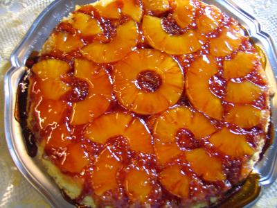 Recette Gâteau aux ananas