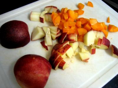 Meringues aux abricots et aux nectarines - 1.2