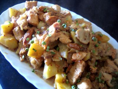 cidre : Assiette de dinde au cidre parfumée aux cèpes