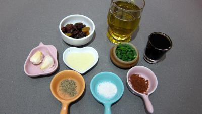 Ingrédients pour la recette : Vinaigrette aigre-douce