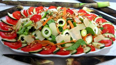 Les grands classiques : Assiette de pousses de bambou en salade