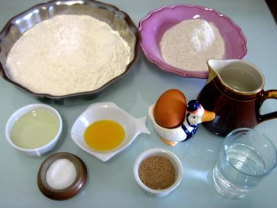 Ingrédients pour la recette : Pain sac