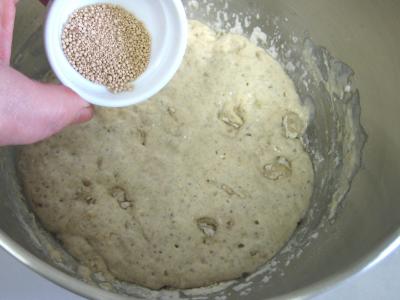 Pain en couronne à la poolish - 2.3