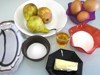 Ingrédients pour la recette : Sabayon aux poires