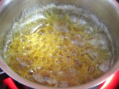 Fraises et mangue au caramel - 9.2