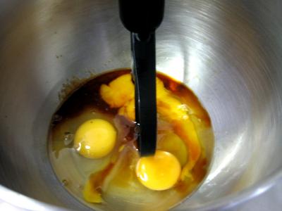 Flan aux pêches et aux raisins secs - 4.1