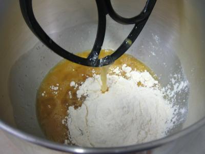 Flan aux pêches et aux raisins secs - 4.3