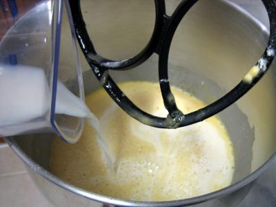 Flan aux pêches et aux raisins secs - 5.3