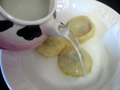 Foie gras en salade chayotte et truffe - 1.4