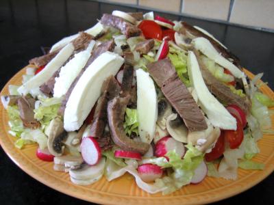 Image : recette Restes de langue de boeuf en salade