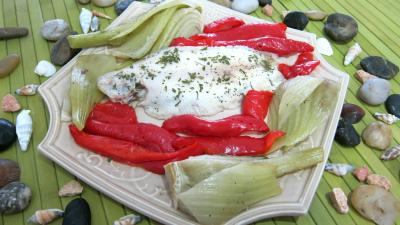 Poissons : Assiette de sole et légumes vapeur