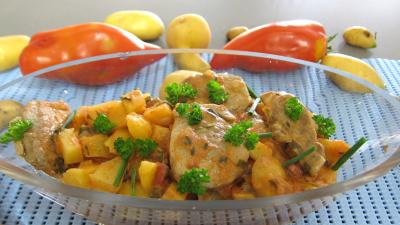 Pour débutants : Saladier de filet mignon aux pommes de terre