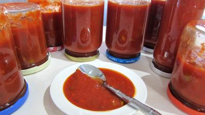 Sauces : Coupelle de sauce pizza aux olives