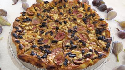 Anniversaire : Assiette de clafoutis aux figues